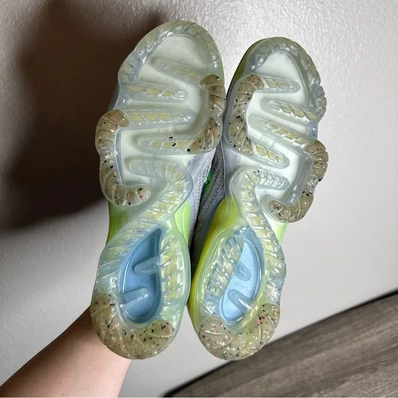 Nike Air Vapormax 2021 Flyknit Gray & Lime Men’s Training Sneaker Size Size 10 - Picture 7 of 10